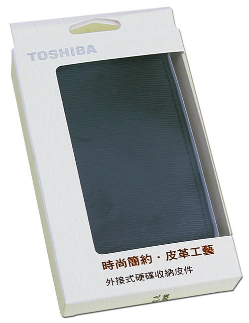  TOSHIBA 原廠外接硬碟收納皮套(黑色)